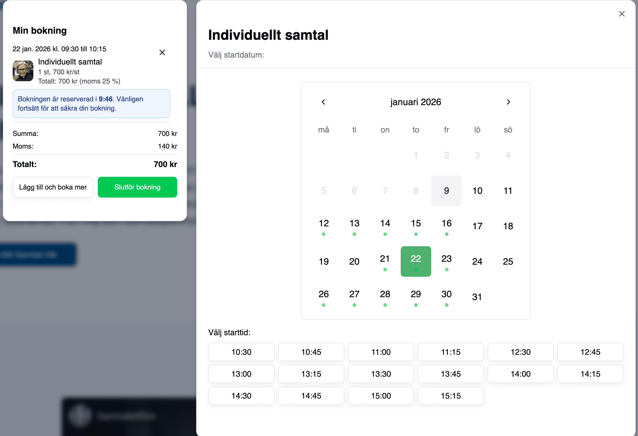 boka.svejo.se screenshot 2